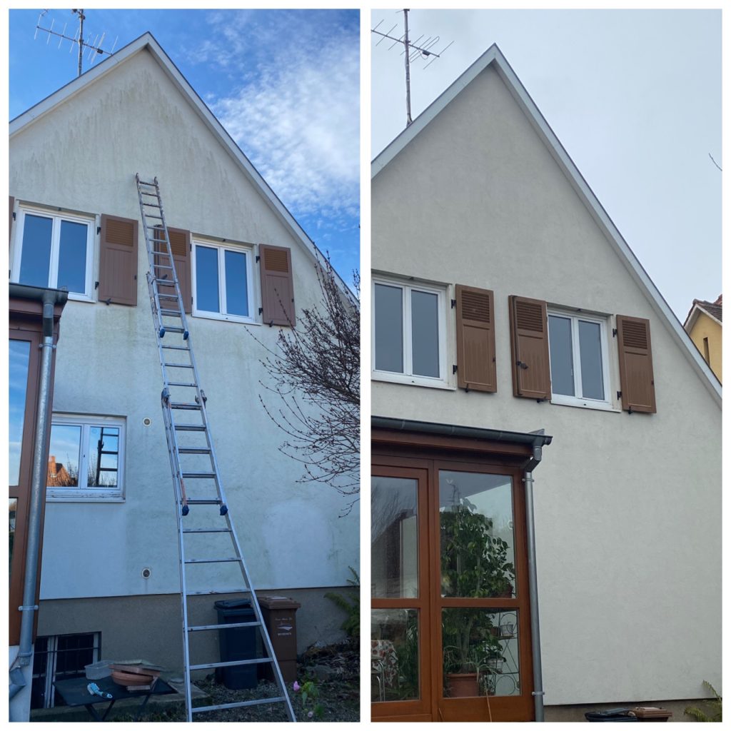 Nettoyage des façades et pose d’un hydrofuge incolore à Colmar dans le Haut-Rhin