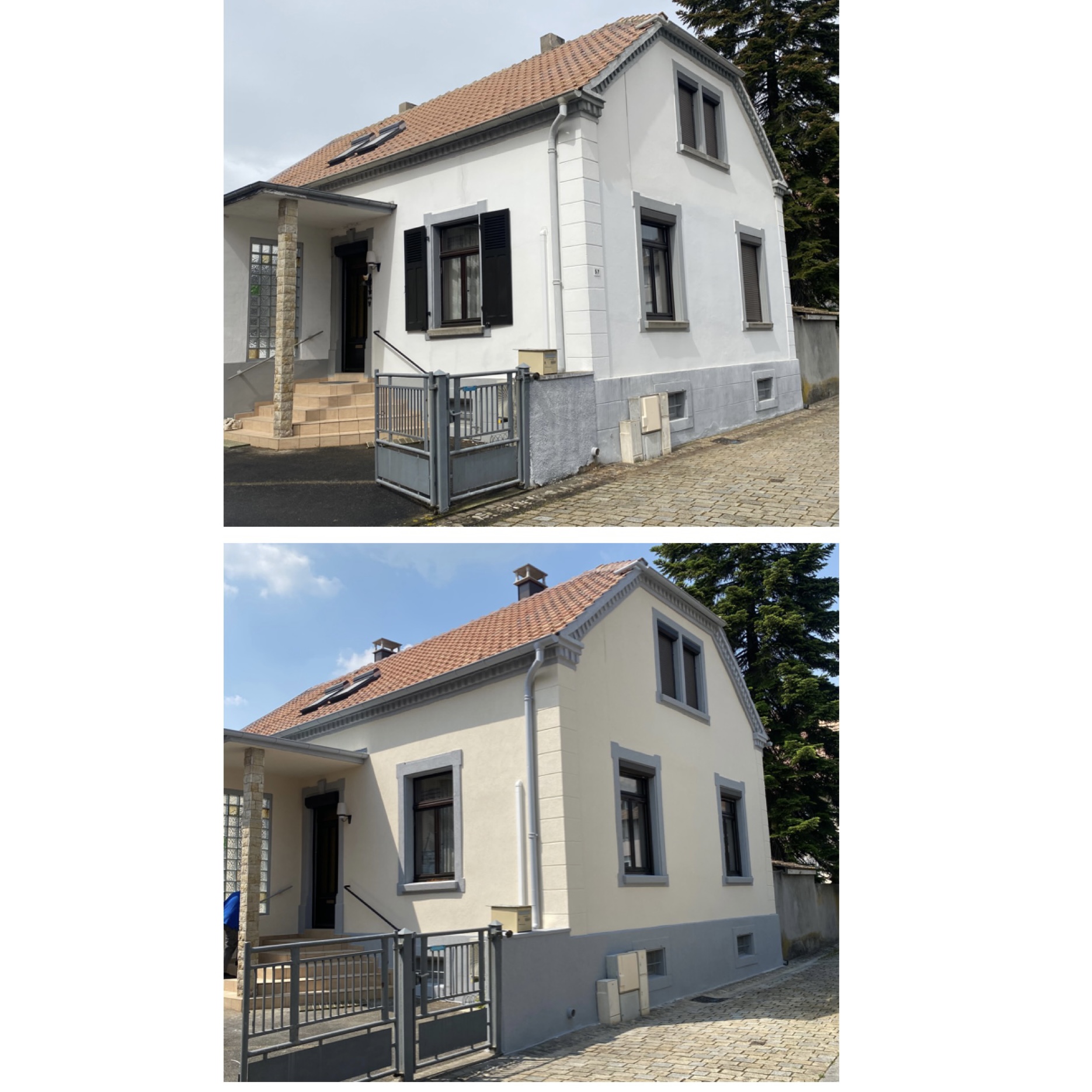 Ravalement des façades à Ottmarsheim près de Chalampé